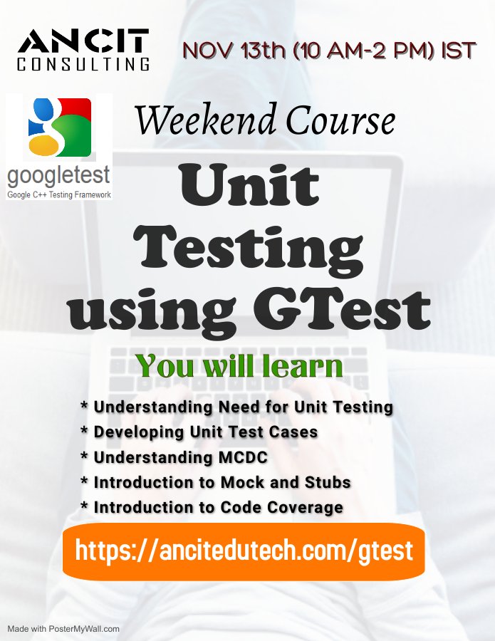 Unit Testing using GTest