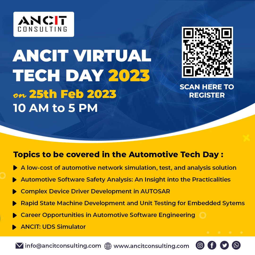 Auto virtual tech day 2023 by ANCIT Edtech