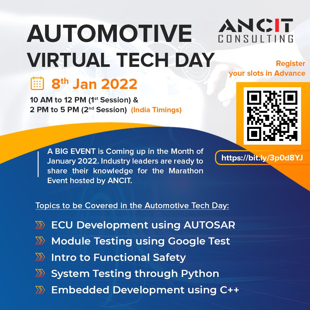 AUTOMOTIVE VIRTUAL TECH DAY FROM ANCIT